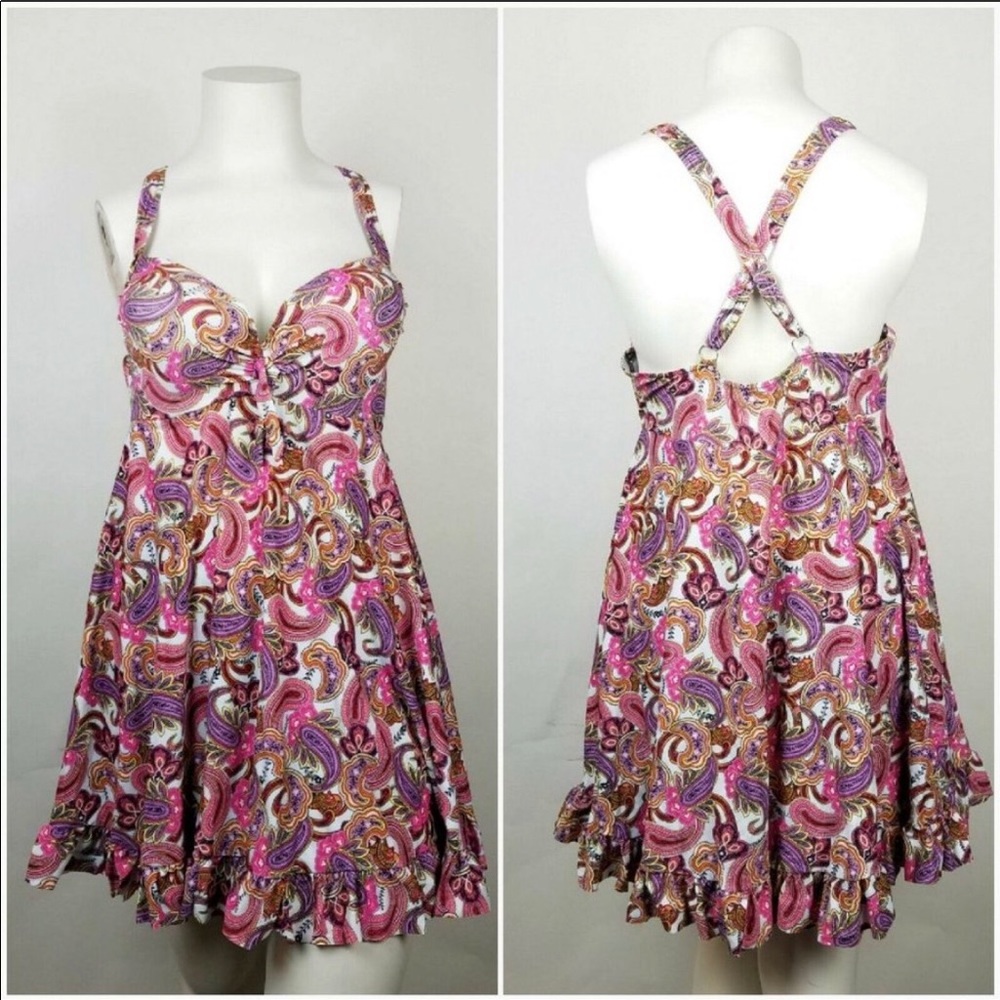 Tankini style Swimsuit 1X